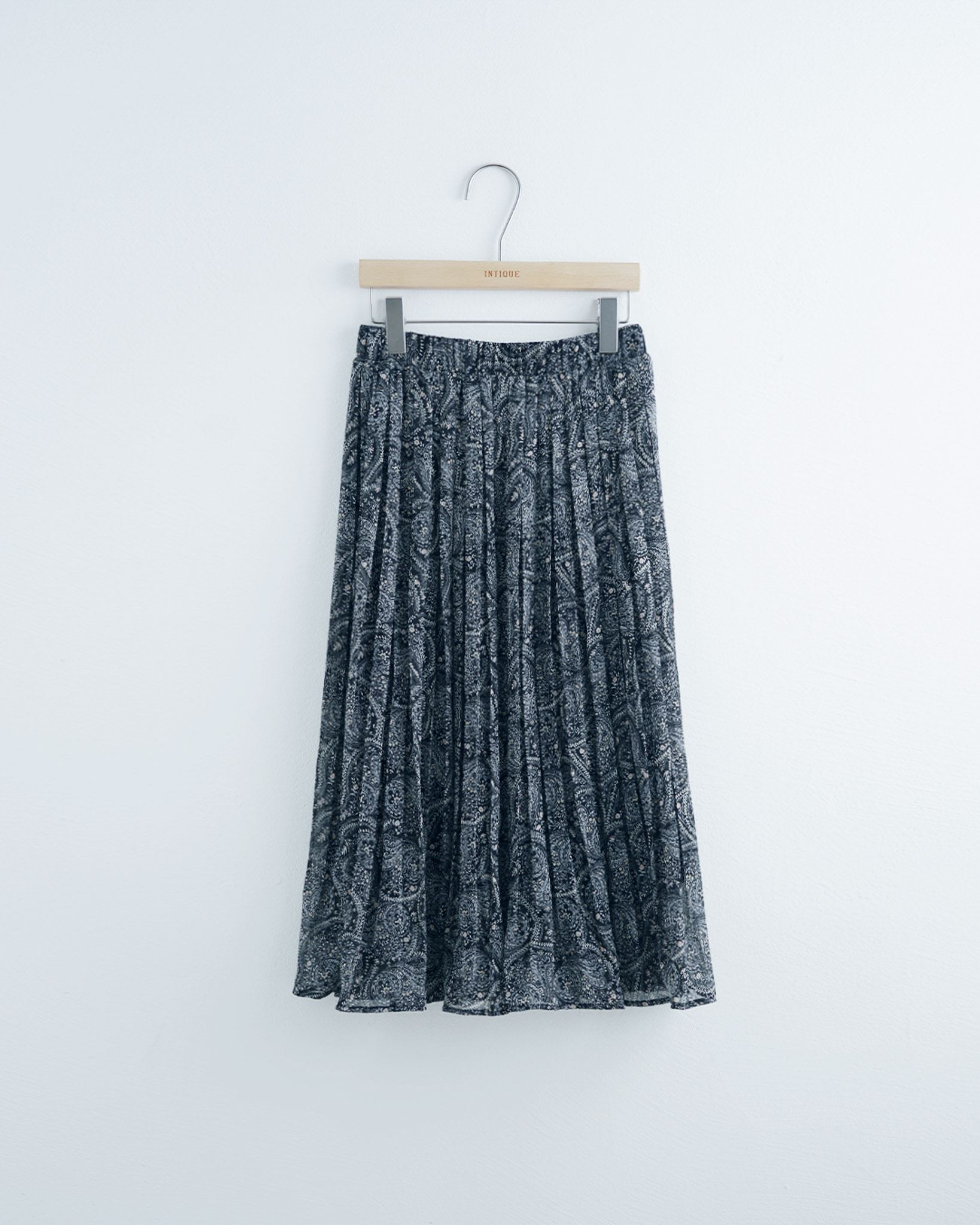 Pleated Bandana Print Skirt_4