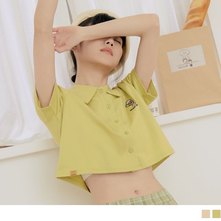 OB 咖啡廳家族．愛爾蘭大叔短版POLO衫 OBKG1537 SS23