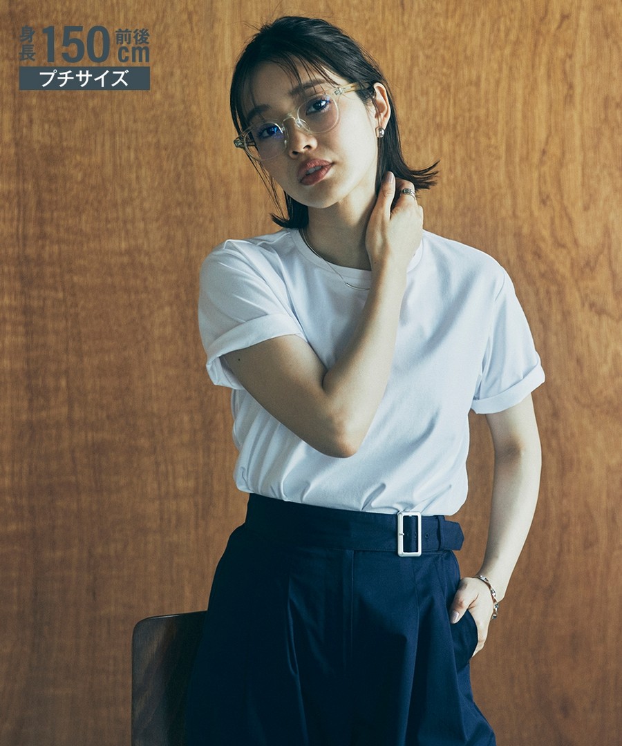 nissen [嬌小尺寸]不易起毛球上班休閒皆可穿清爽俐落風Tee (日本女裝) NSVCZ0123B0039 SS23