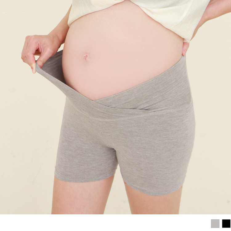 OB 莫代爾托腹交叉腰頭可調節孕婦內搭褲 OBMB0008 FW23