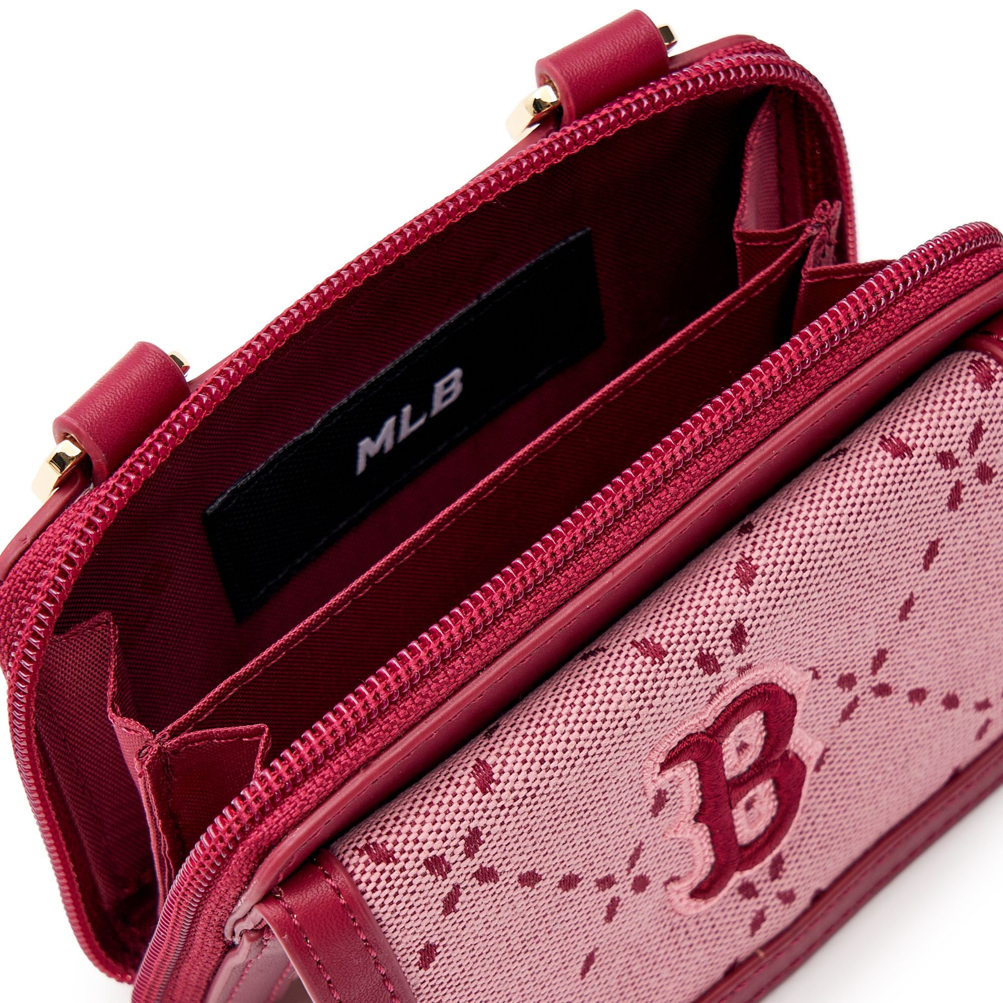 MLB KIDS | DIA MONOGRAM WALLET CROSS BAG BOSTON RED SOX