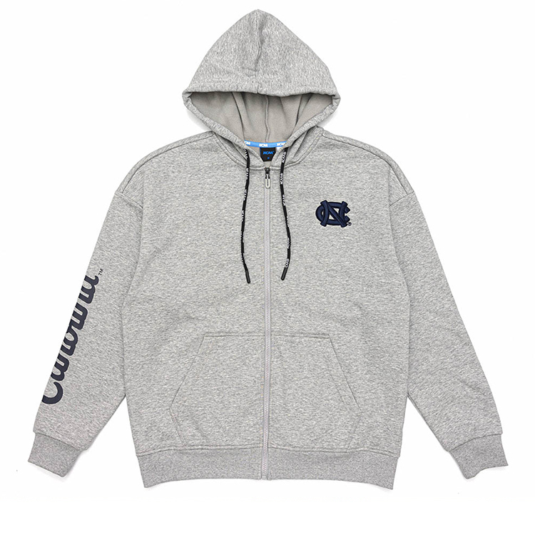 OB NCAA北卡羅萊納大學．美式休閒異材質連帽拉鏈外套 OBLA0011 FW23