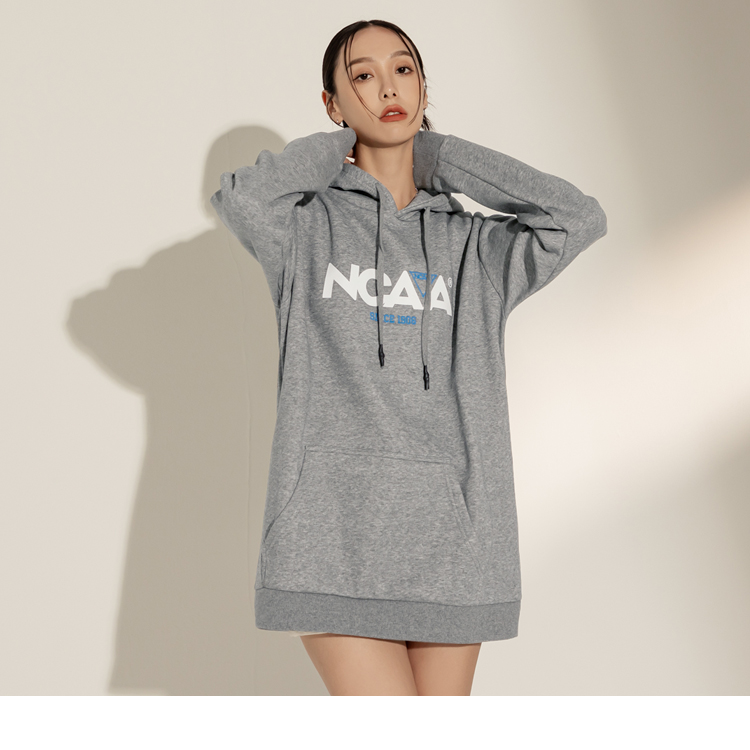 OB NCAA美國大學聯盟‧內刷毛美式休閒口袋連帽Tee/衛衣 OBLA0009 FW23