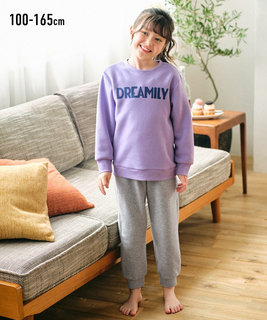 Nissen 裡拉絨印花家居服套裝(男孩，女孩，青少年) (日本童裝) NSCEF0223E0006 FW23