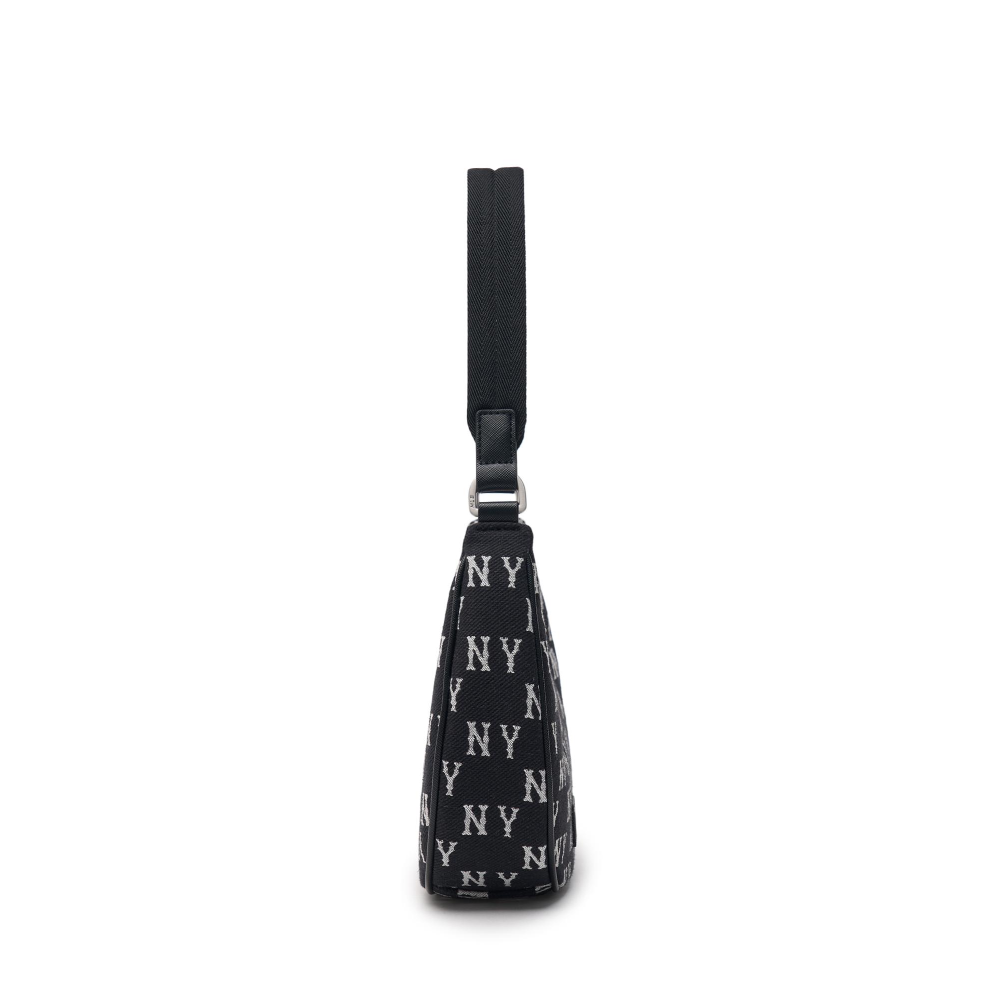 ★MLB Korea★ Big Classic Monogram Jacquard Large Hobo Bag B Classic MONOGRAM Jacquard Hobo Bag NEW YORK YANKEES - MLB KOREA
