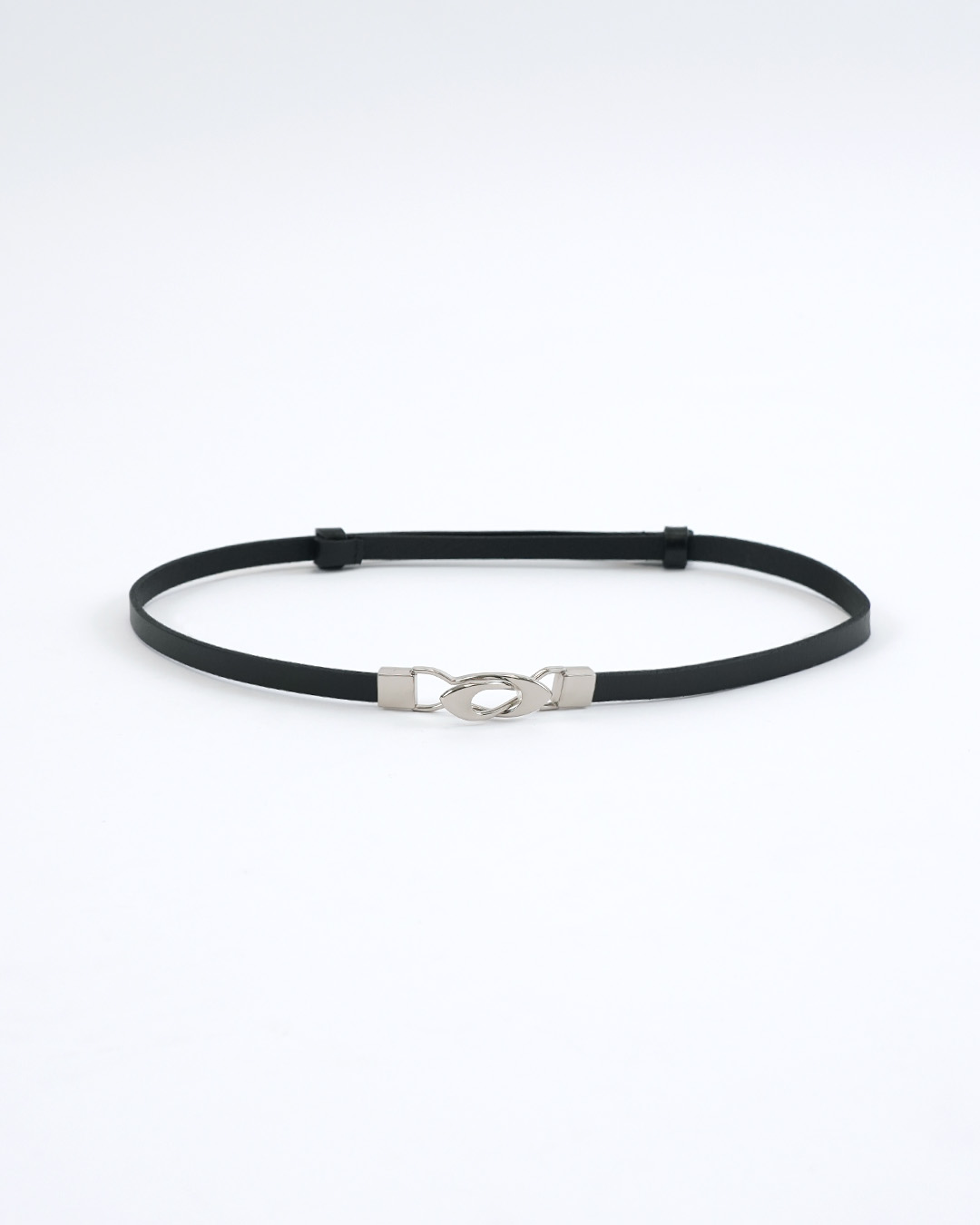 Interlock Buckle Leather Belt_0