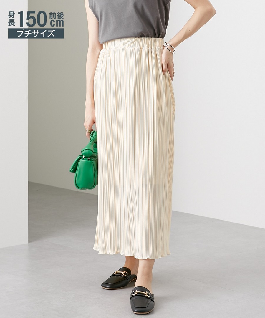 nissen [嬌小尺寸]不規則百褶緊身裙 (日本女裝) NSVCZ0123B0040 SS24