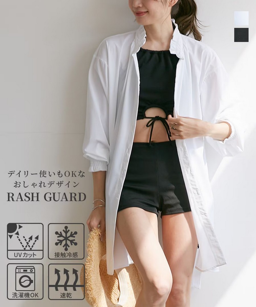 nissen 可日常穿著抗UV襯衫/連身裙/外套(水陸兩用) (日本女裝及大尺碼適用) NSBMM0324C0012 SS24