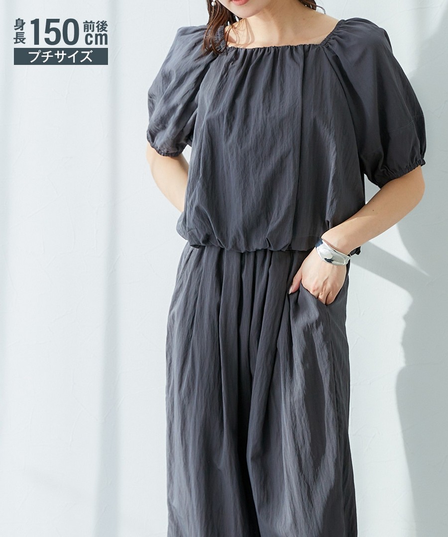 nissen [嬌小尺寸]水洗加工份量感上衣 (日本女裝) NSVCY0124B0013 SS24