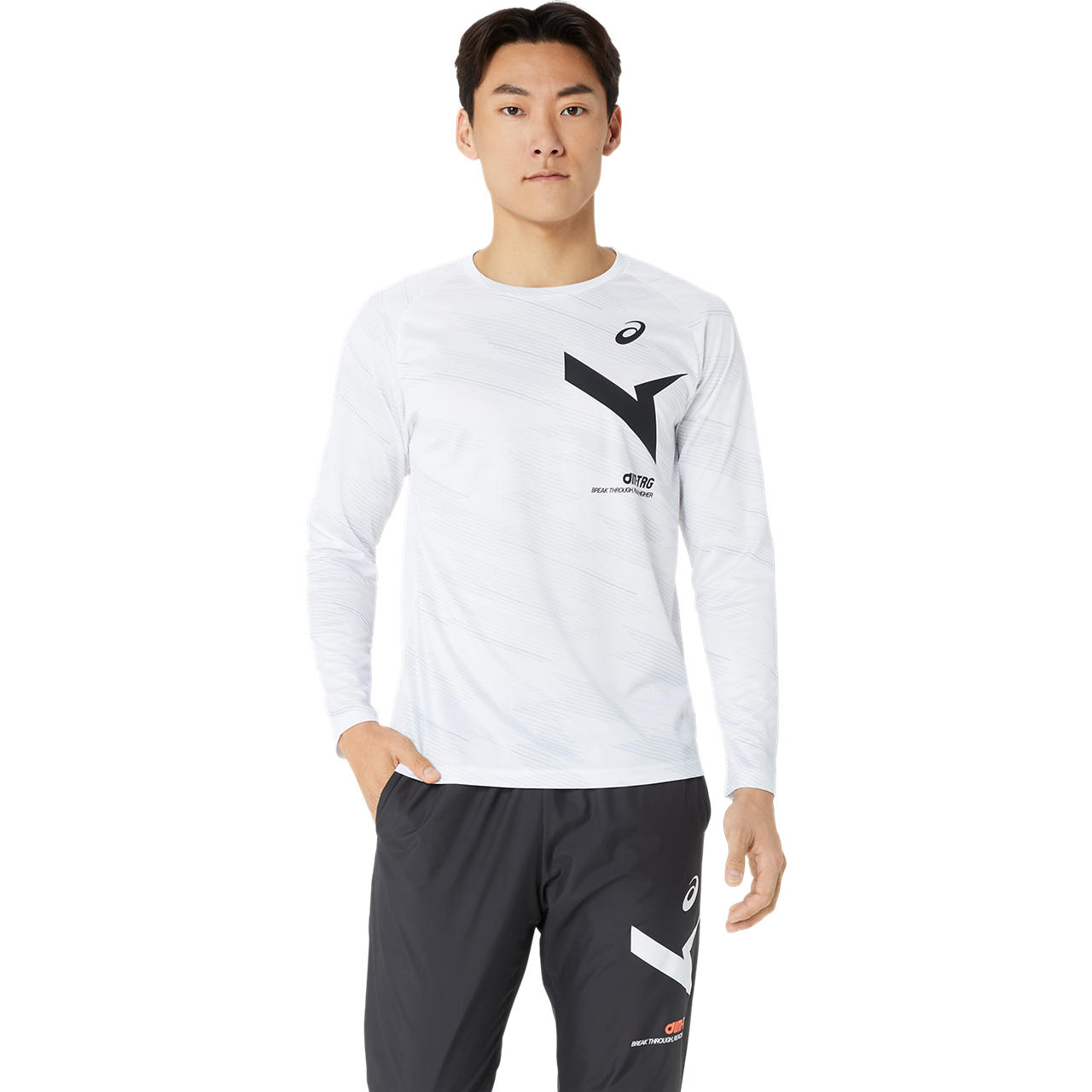 AIM-TRG DRY GRAPHIC LONG SLEEVE TEE｜男子｜2031E716-100_0