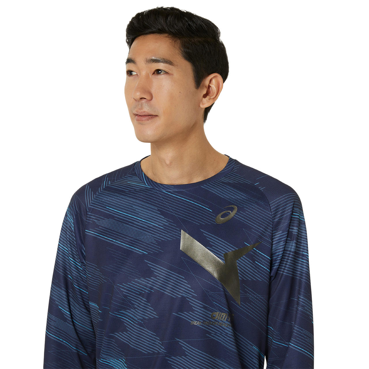 AIM-TRG DRY GRAPHIC LONG SLEEVE TEE｜MEN｜2031E716-400_2