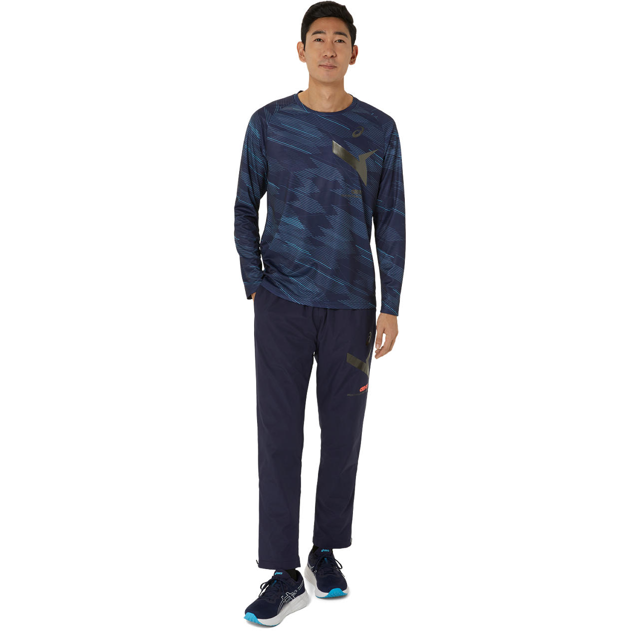 AIM-TRG DRY GRAPHIC LONG SLEEVE TEE｜MEN｜2031E716-400_3