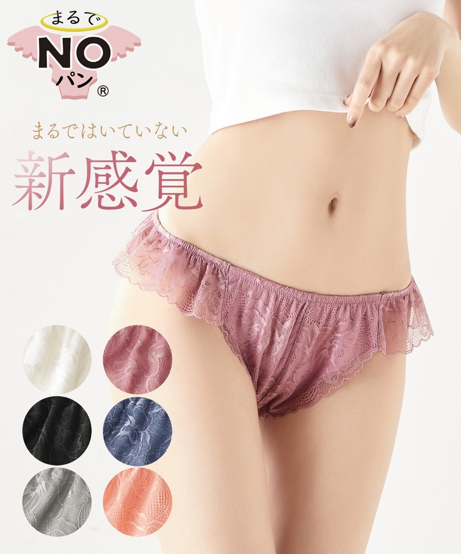 nissen 簡直像沒穿的全蕾絲內褲 (日本女裝及大尺碼適用內衣) NSVCO0124D0003 SS24