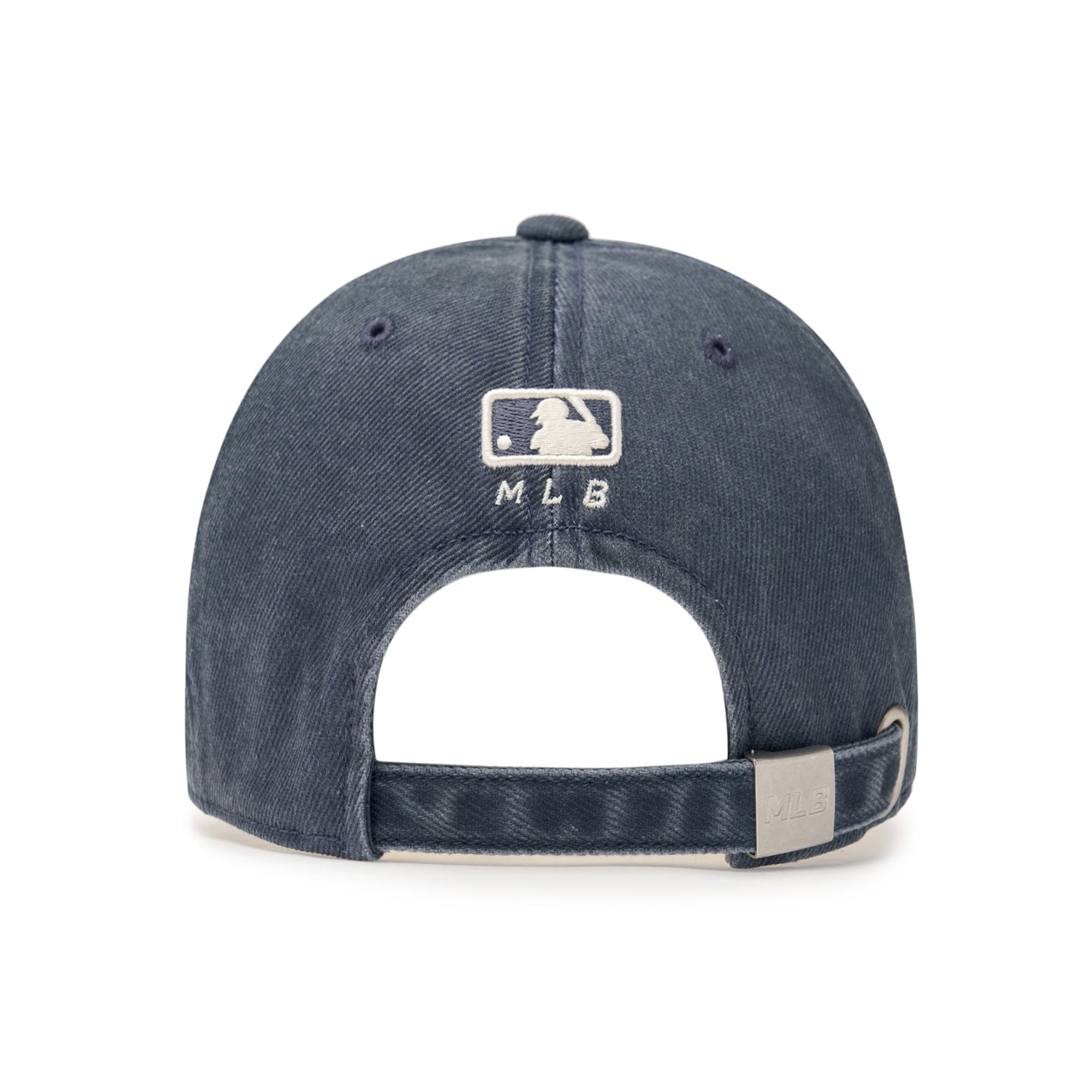 VARSITY LETTERING COLOR DENIM UNSTRUCTURED BALL CAP NEW YORK