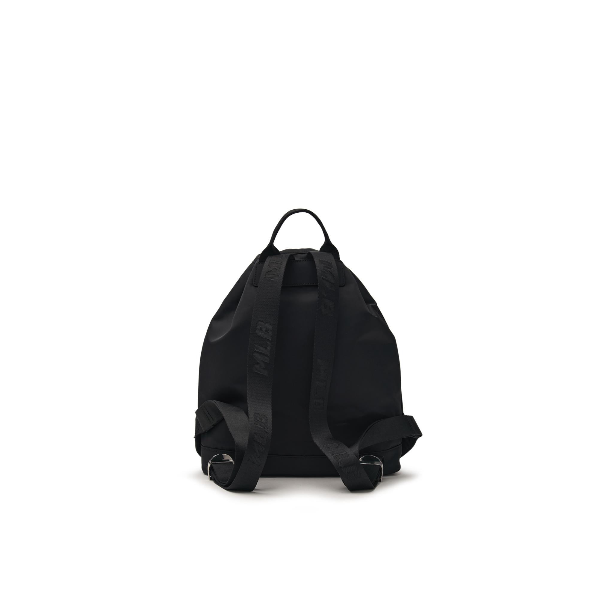 ★MLB Korea★ Basic Nylon Sportive Backpack NY Black 3ABKM06 MLB KOREA Basic Nylon Sportive Round Shoulder Bag New York