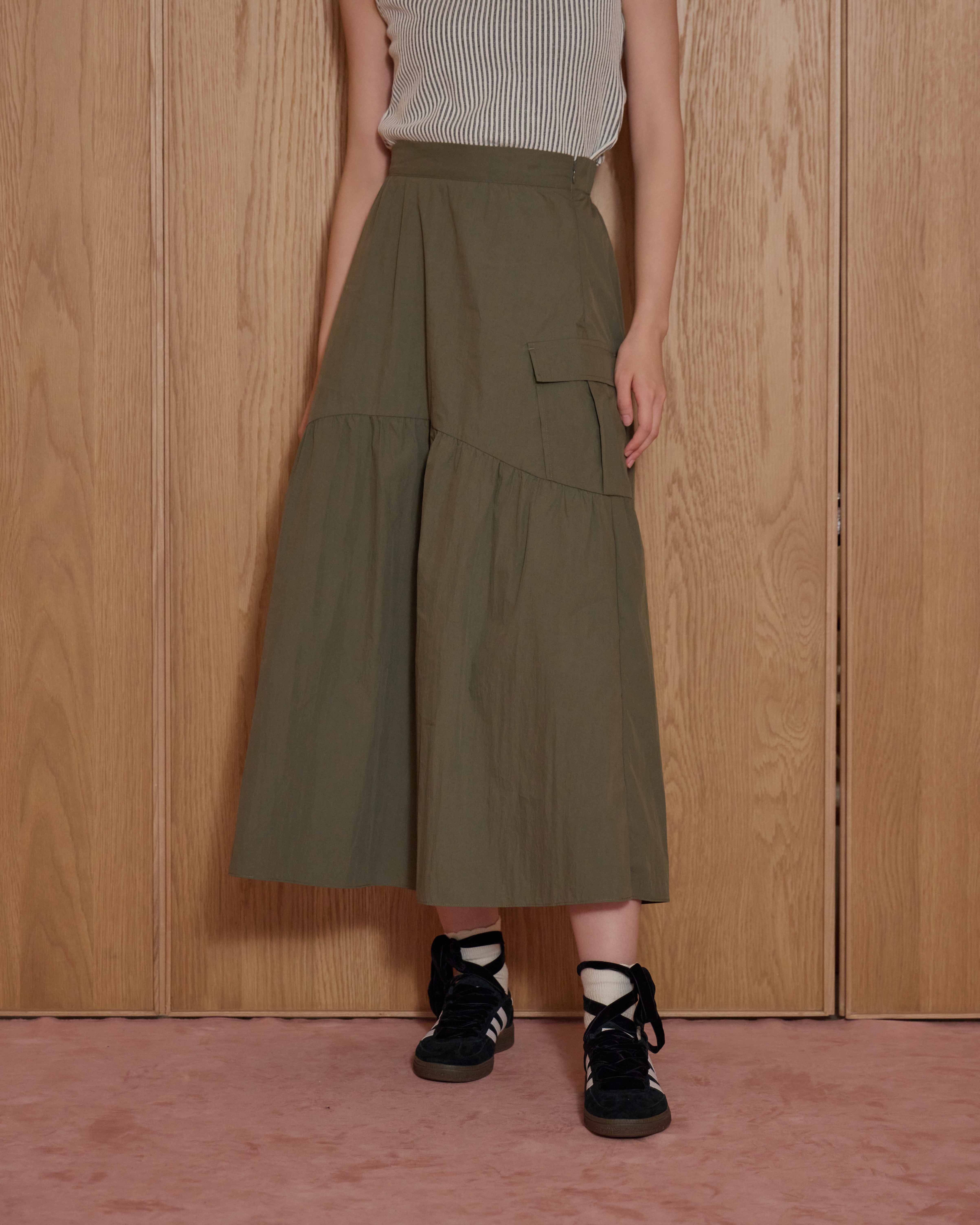 Cargo Pocket Skirt_0