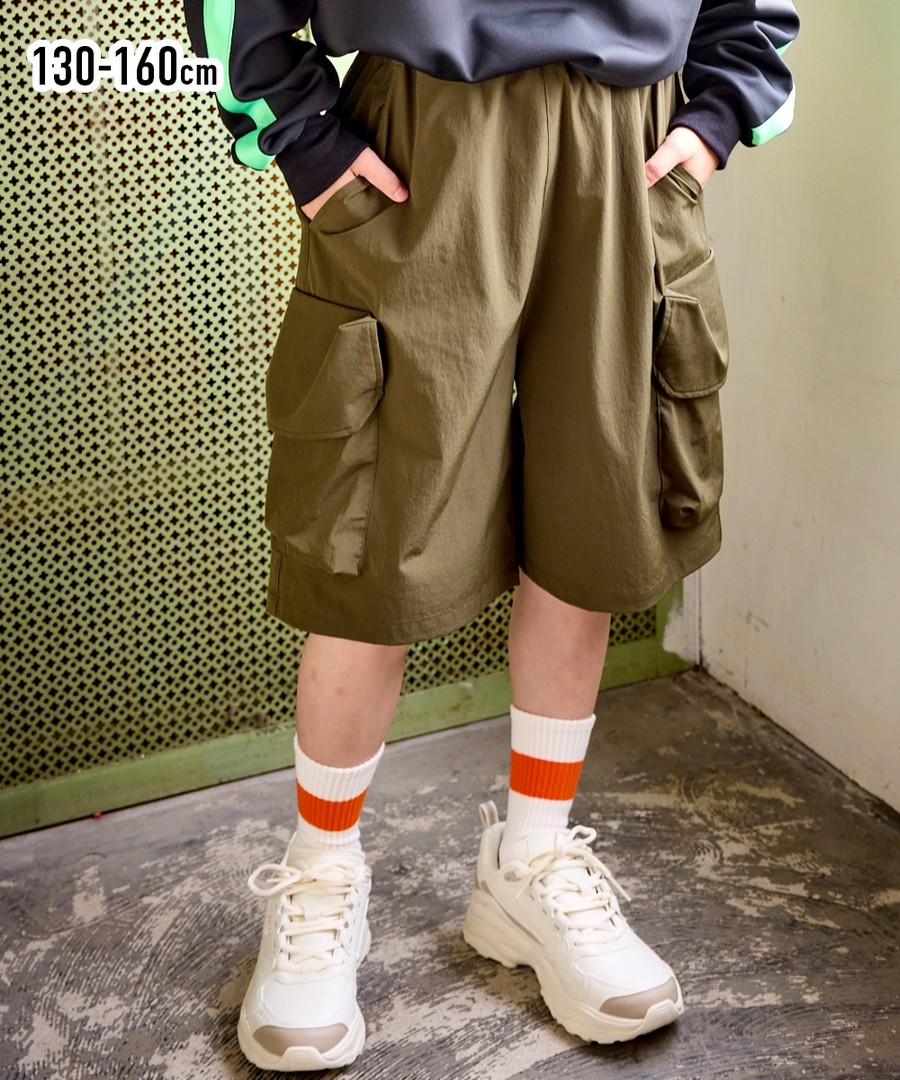 Nissen 工裝五分褲(男孩，女孩，青少年) (日本童裝) NSAMR0124D0003 FW24