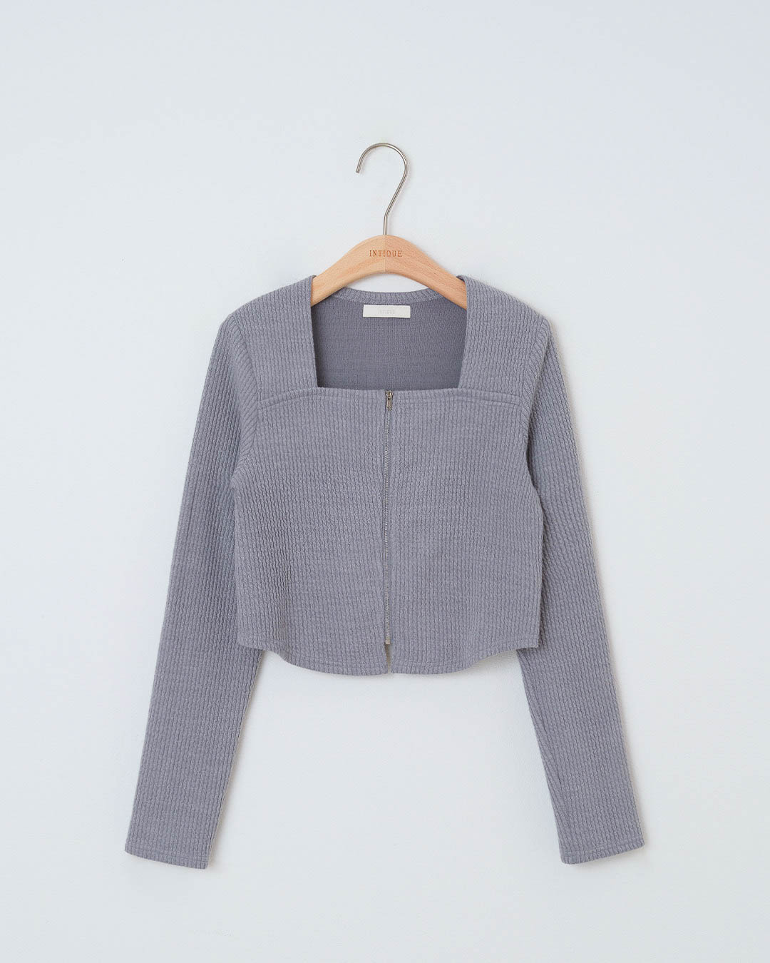 Zipped Square Neck Top_2