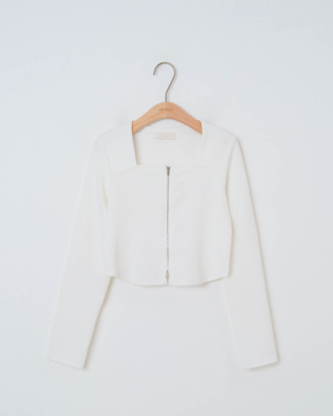 Zipped Square Neck Top_3