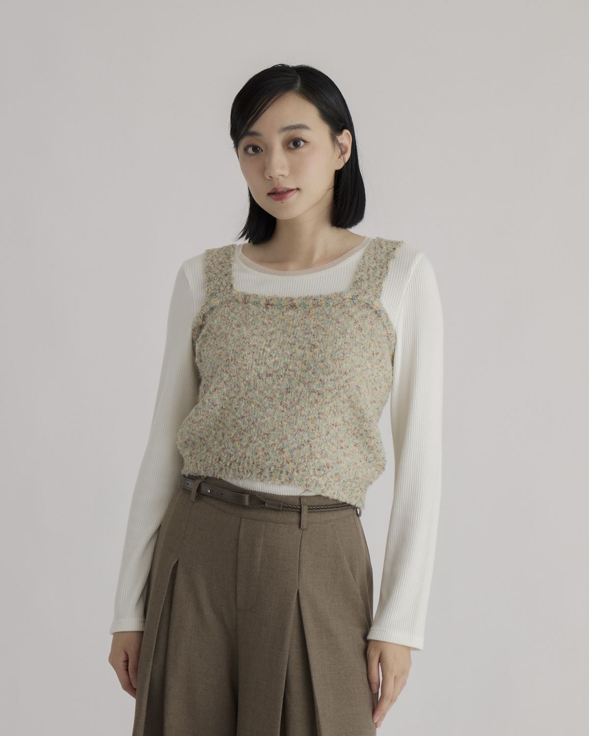 Melange Sweater Twin Set_1