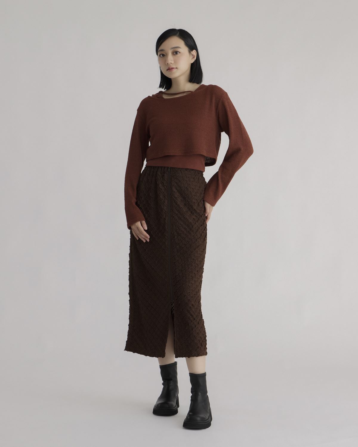 Knitted Twin-set Top_1