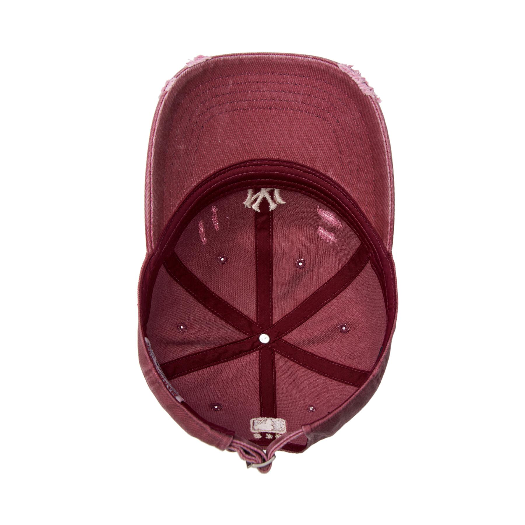 DAMAGE WASHING UNSTRUCTURED BALL CAP NEW YORK YANKEES