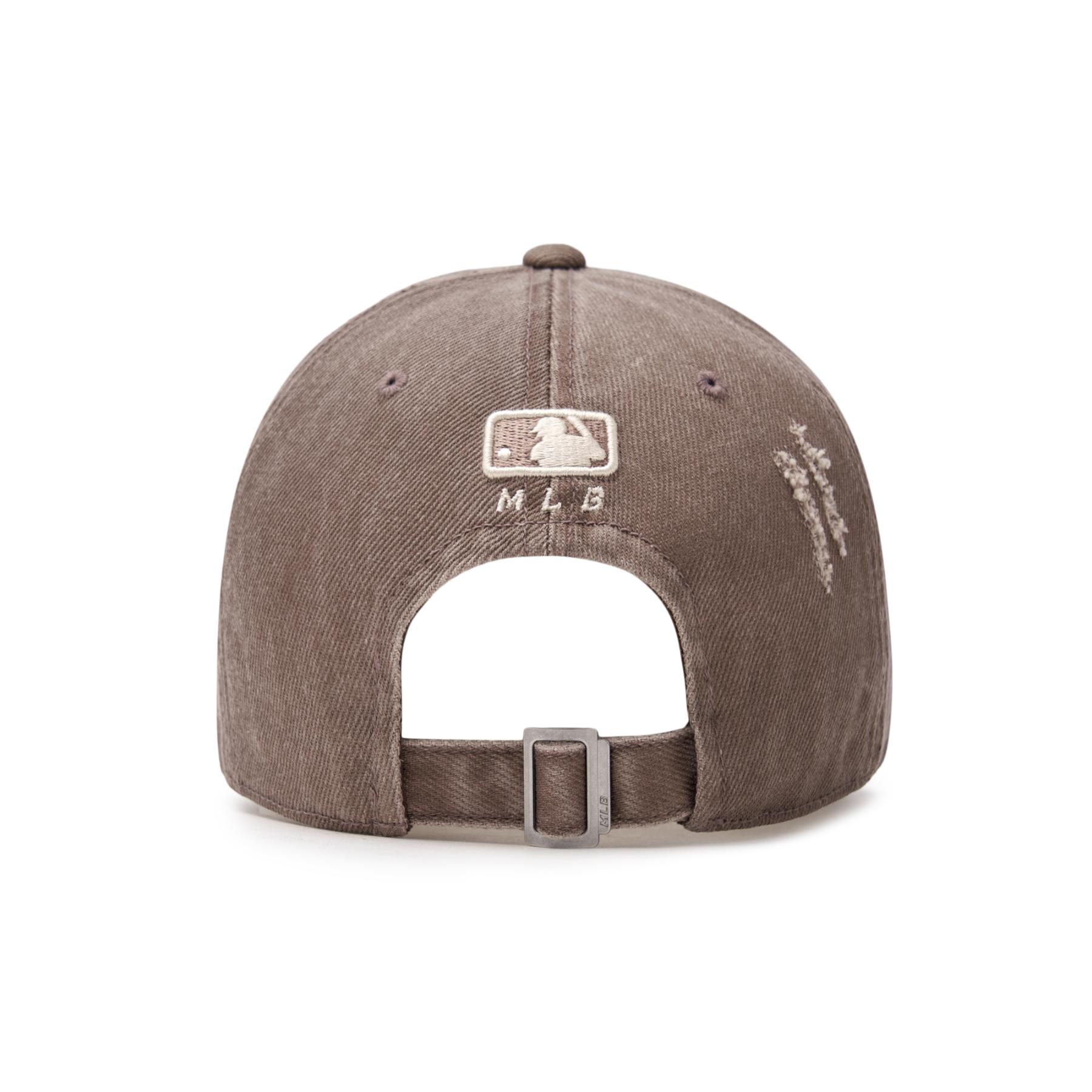 MLB公式正規品 Damage Washing Unstruck Ball Cap LA (L.Brown) Damage Washing Unstructured Ball Cap NEW YORK YANKEES - MLB