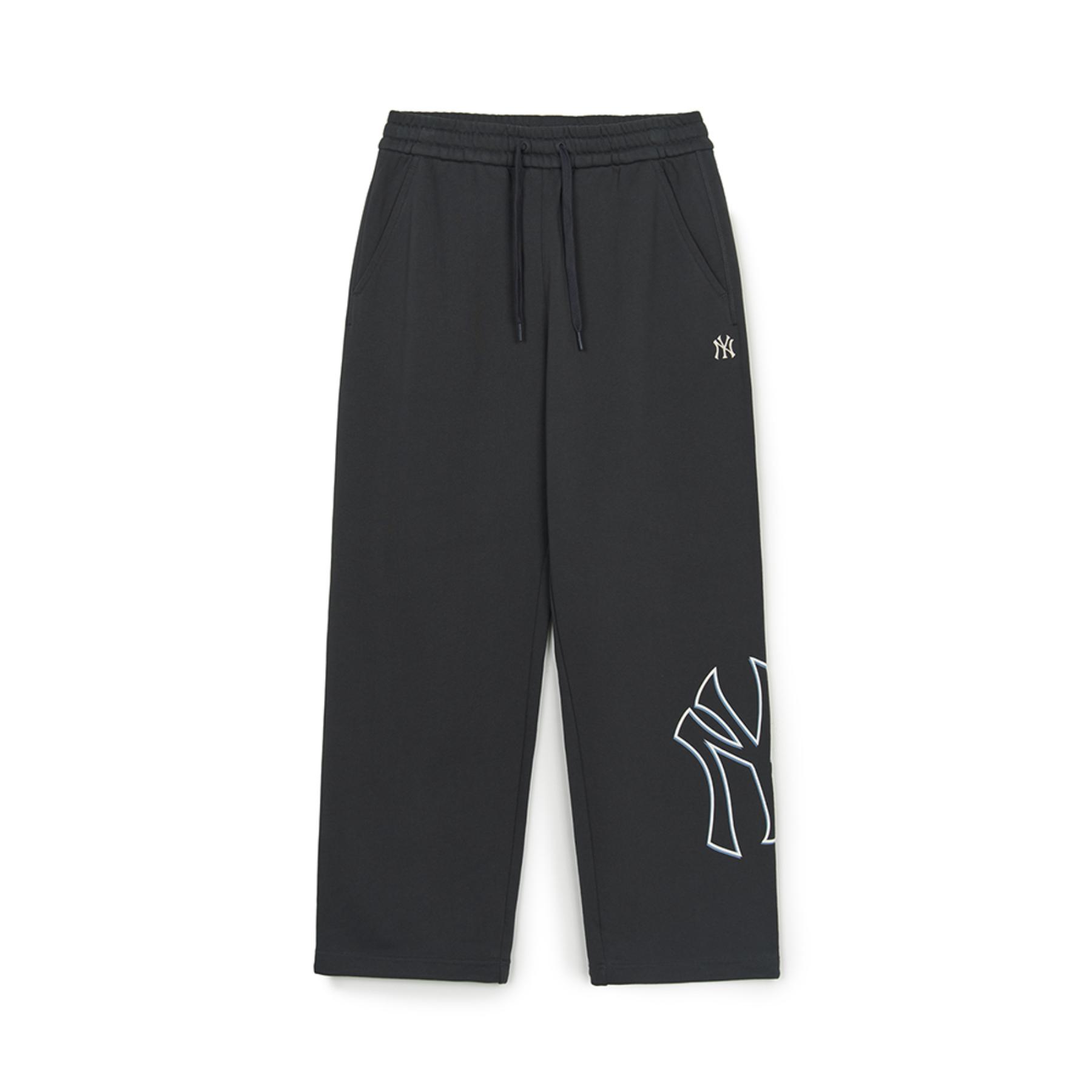 กางเกงขายาว Basic Stitch Embo Mega Logo 2-Way Wide Pants New