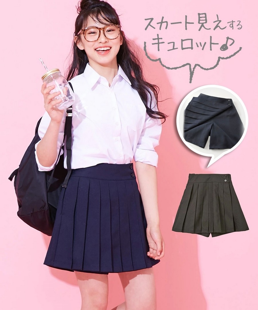 Nissen 校服式百褶褲裙(女孩，青少年) (日本童裝) NSAJI0124N0004 FW24