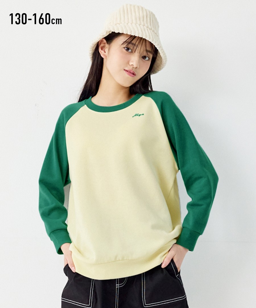 Nissen 寬鬆剪裁牛角袖衛衣(女孩，青少年) (日本童裝) NSCKI0224E0007 FW24