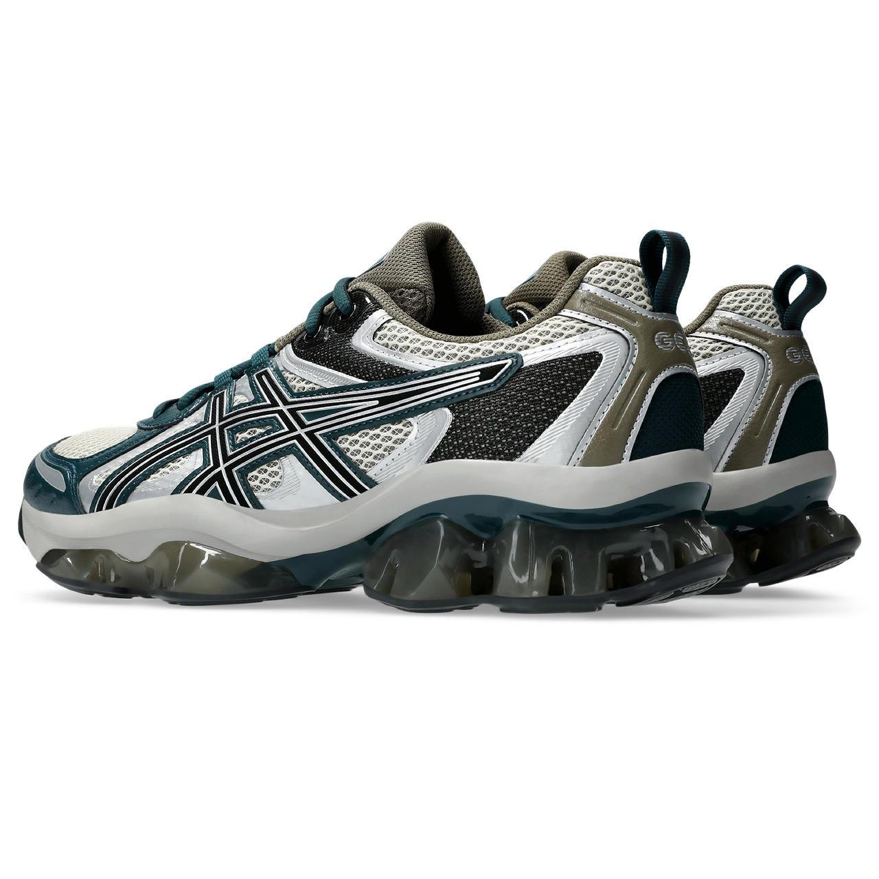ASICS　Gel-Quantum Kinetic ショックス　 スニーカー ASICS アシックス スニーカー US5-S GEL-QUANTUM KINETIC GREEN