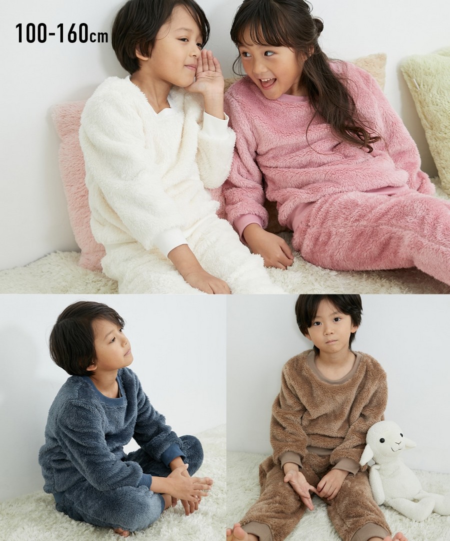 Nissen 毛絨家居服套裝(男孩，女孩，青少年) (日本童裝) NSDHB0224E0001 FW24