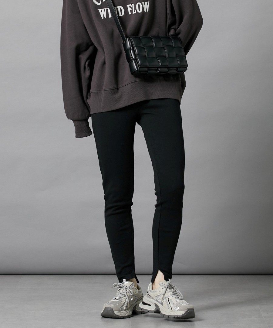 nissen 溫暖裡拉絨褲腳開衩Leggings (日本女裝及大尺碼適用) NSBNC0124D0015 FW24