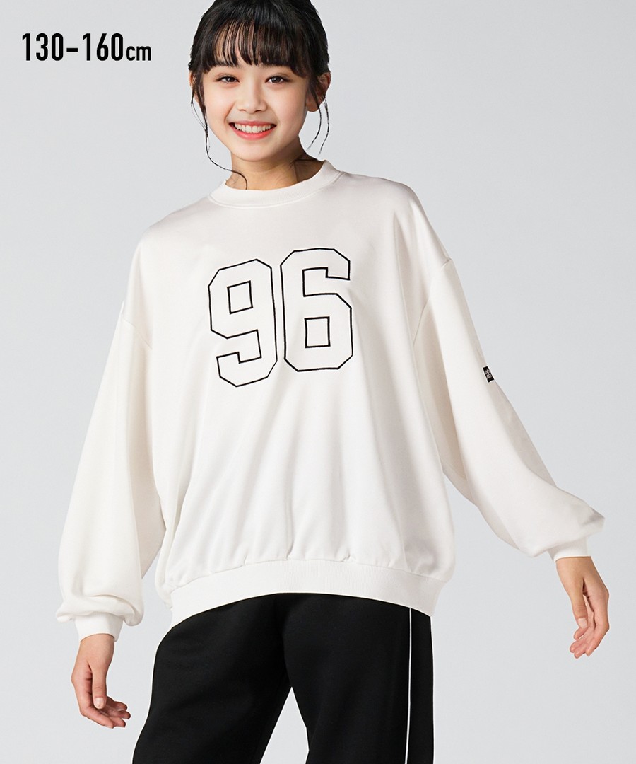 Nissen 寬鬆剪裁LOGO長袖衛衣(女孩，青少年) (日本童裝) NSCYR0124D0007 FW24