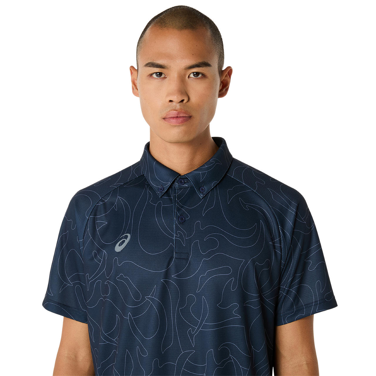 Men's Tops & T-Shirts | DRY GRAPHIC BUTTON DOWN POLO SHIRT