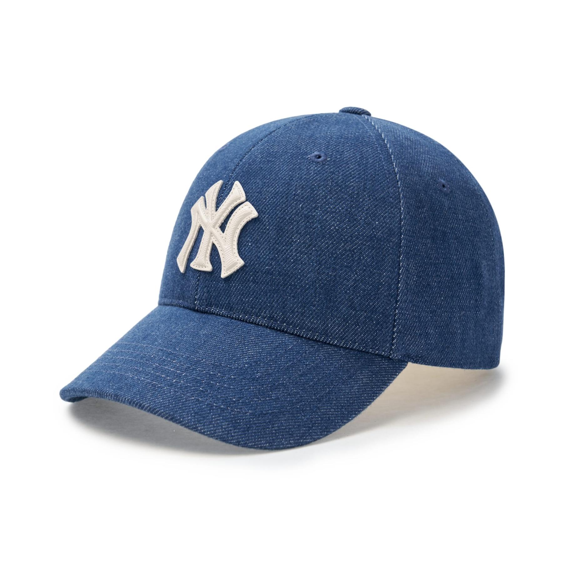 キャップ MLB Korea Denim New Structure Ball Cap NY LBlue 3ACPD015N-50 Nón MLB Korea Denim New Structured Ball Cap NY Yankees