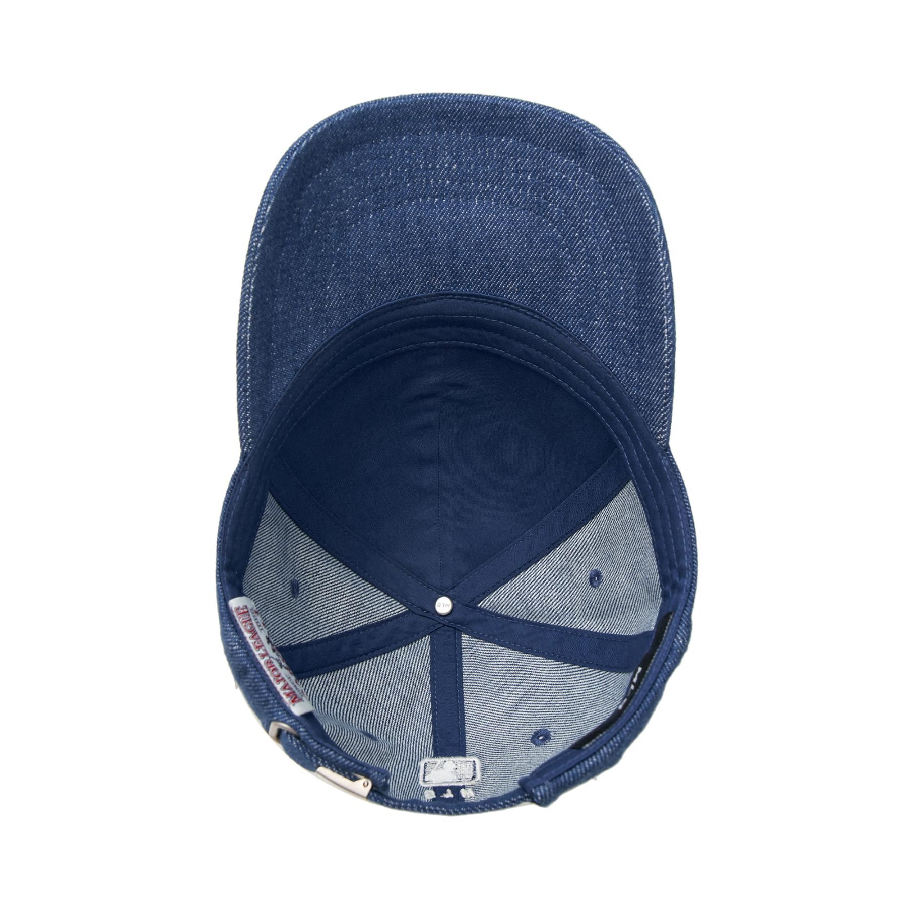 キャップ MLB Korea Denim New Structure Ball Cap NY Indigo 3ACPD015N-5 Nón MLB Korea [Unisex] Damage Washed NY Yankees - 3ACPVV34N