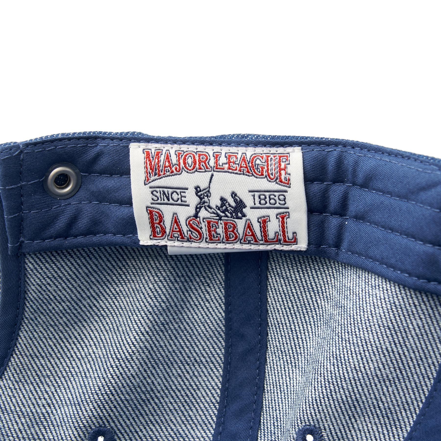 ■MLB Korea■ Denim New Structure Ball Cap NY LBlue 3ACPD015 DENIM NEW STRUCTURED BALL CAP NEW YORK YANKEES (3ACPD015N