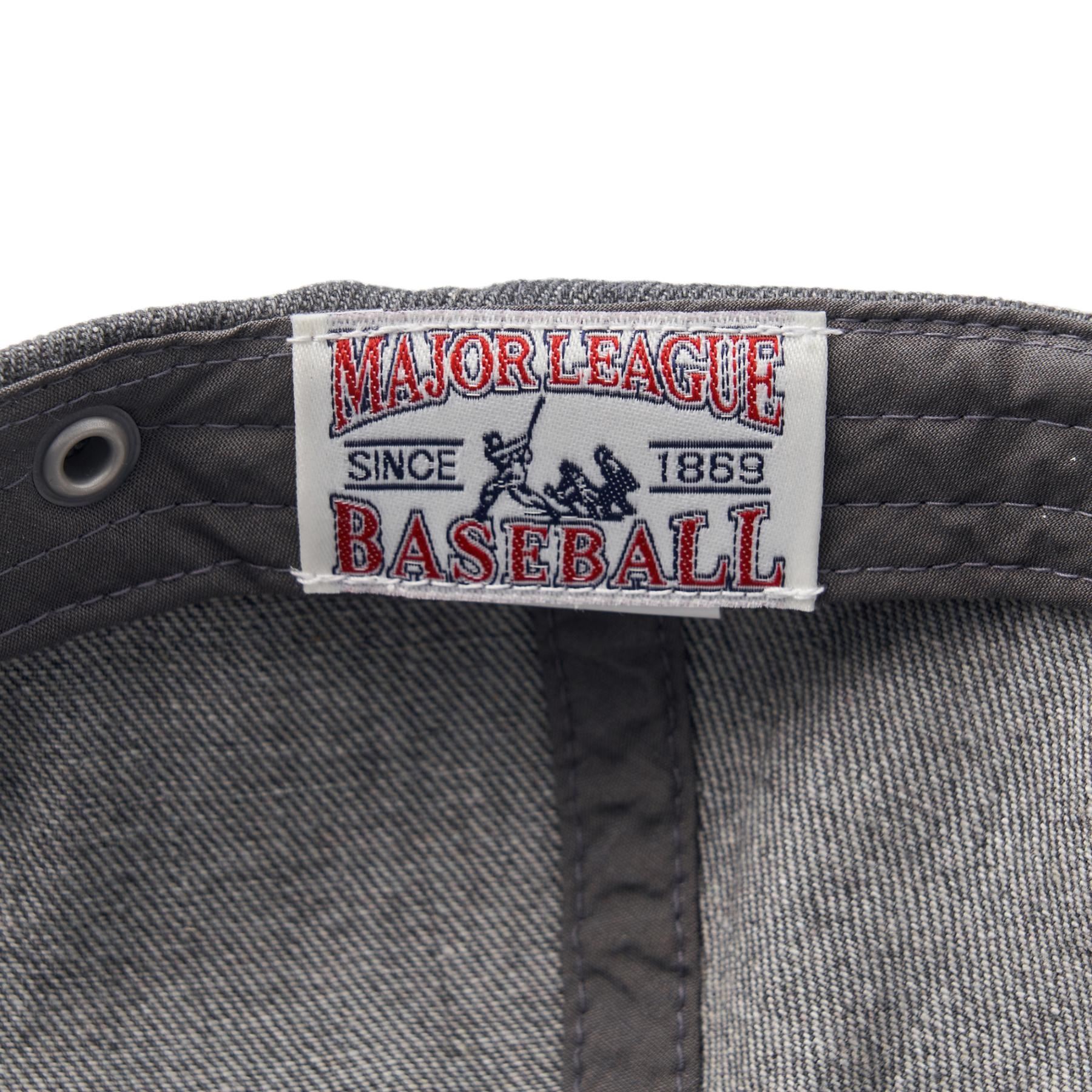 キャップ MLB Korea Color Denim Unstructured Ball Cap NY Cream 3ACPD03 Nón Lưỡi Trai MLB Denim Unstructured Cap NY Yankees