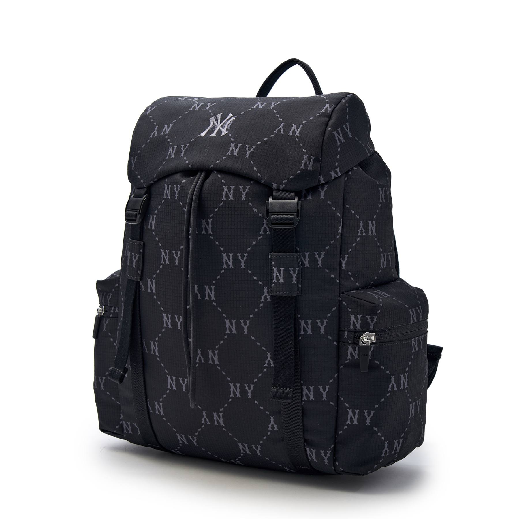 ●MLB Korea● Diamond Monogram Sportive Backpack NY DBeige 3 DIA MONOGRAM SPORTIVE BACKPACK NEW YORK YANKEES (3ABKM035N