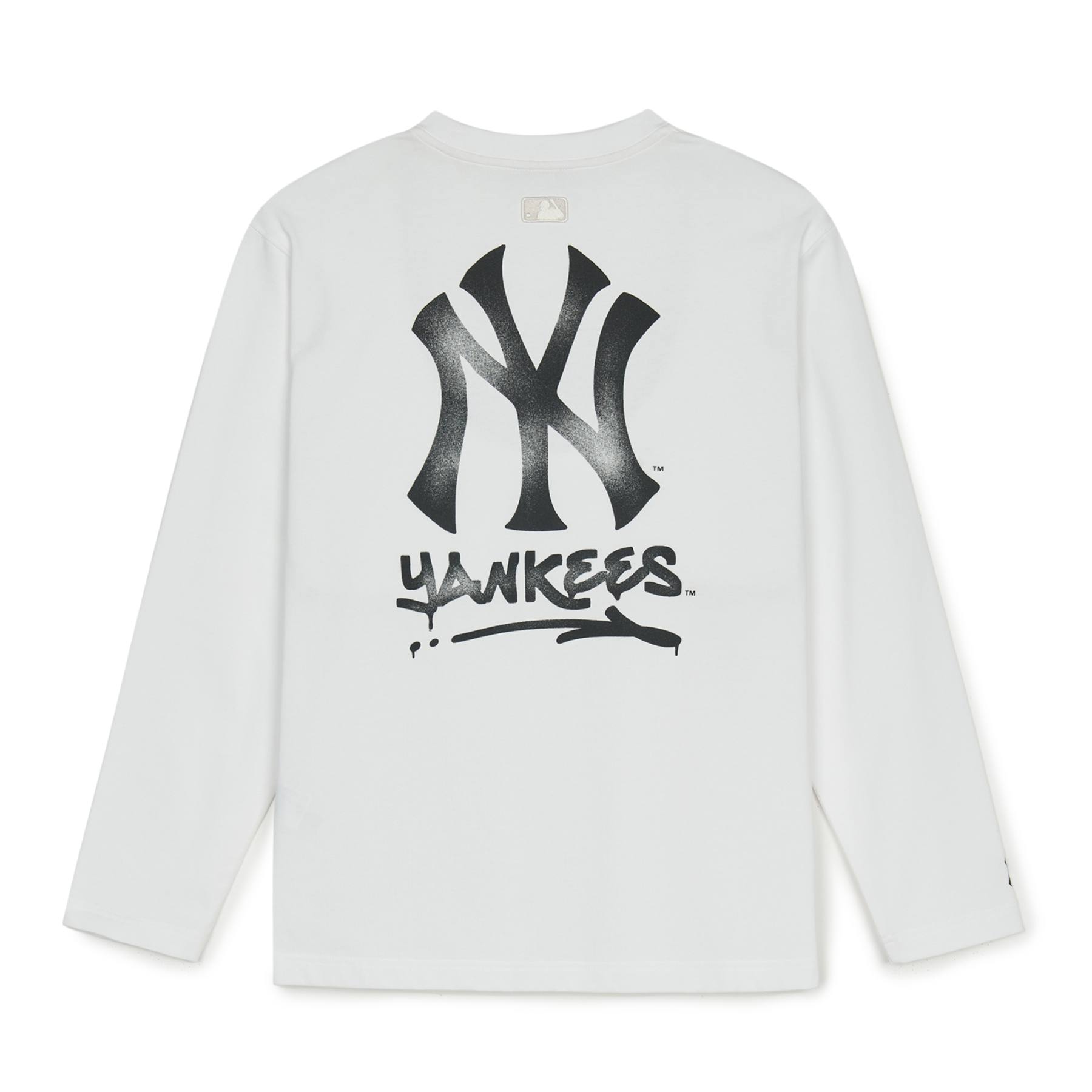 BASIC MEGA LOGO LOOSE FIT LONG SLEEVE T-SHIRTS NEW YORK