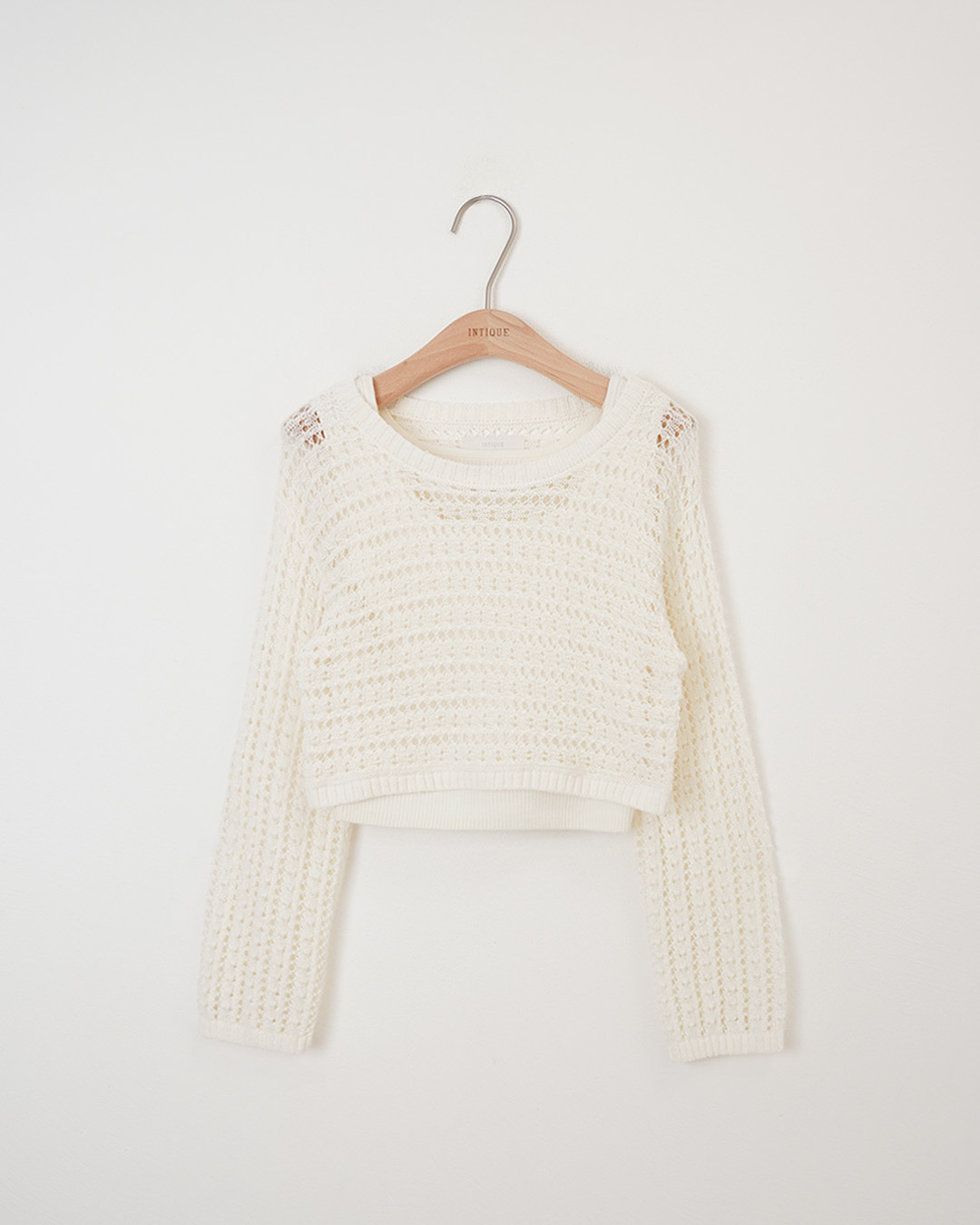 Pointelle Corpped Twin-Set Top_3