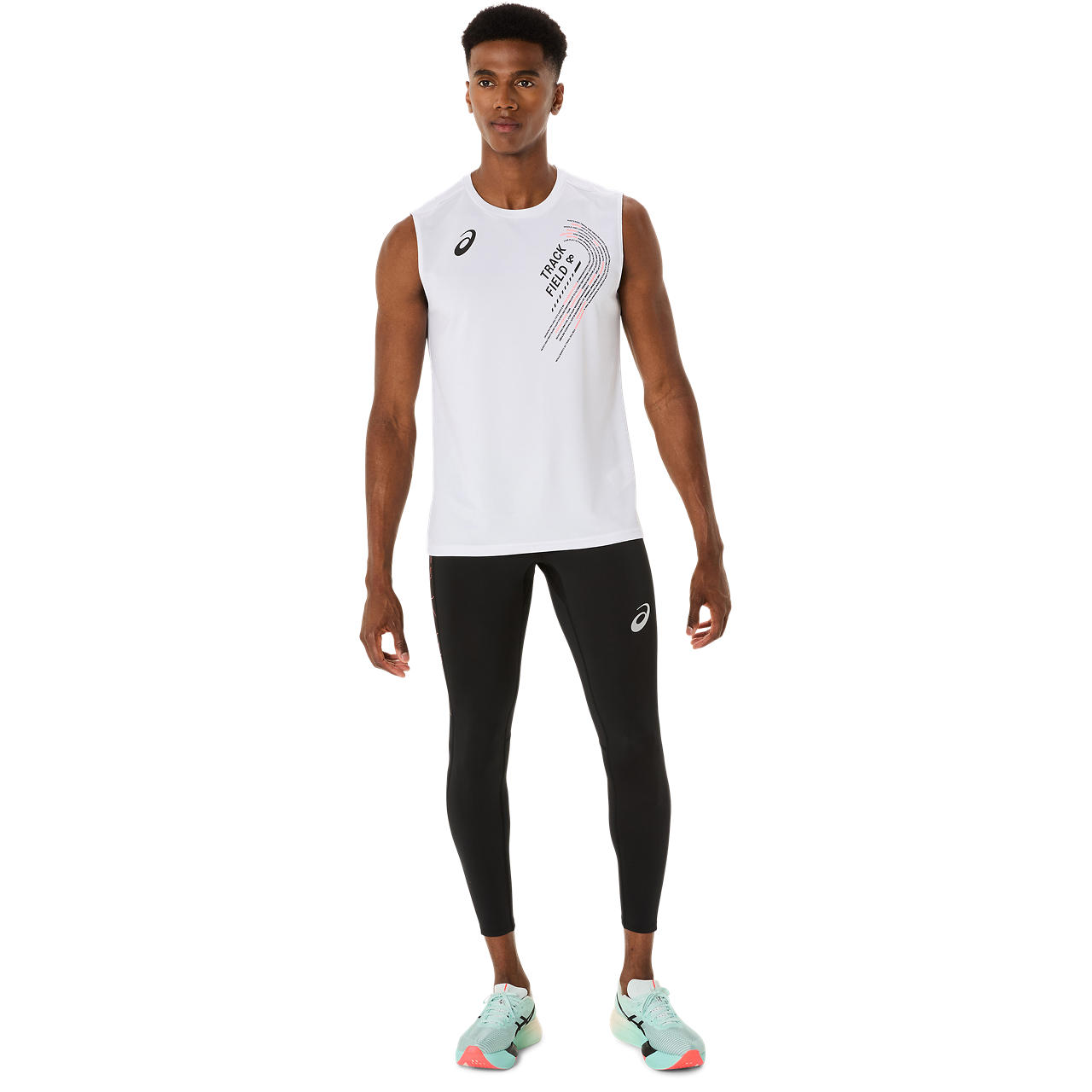 Men's Tops & T-Shirts | TRACK GRAPHIC SLEEVELESS TOP | ASICS