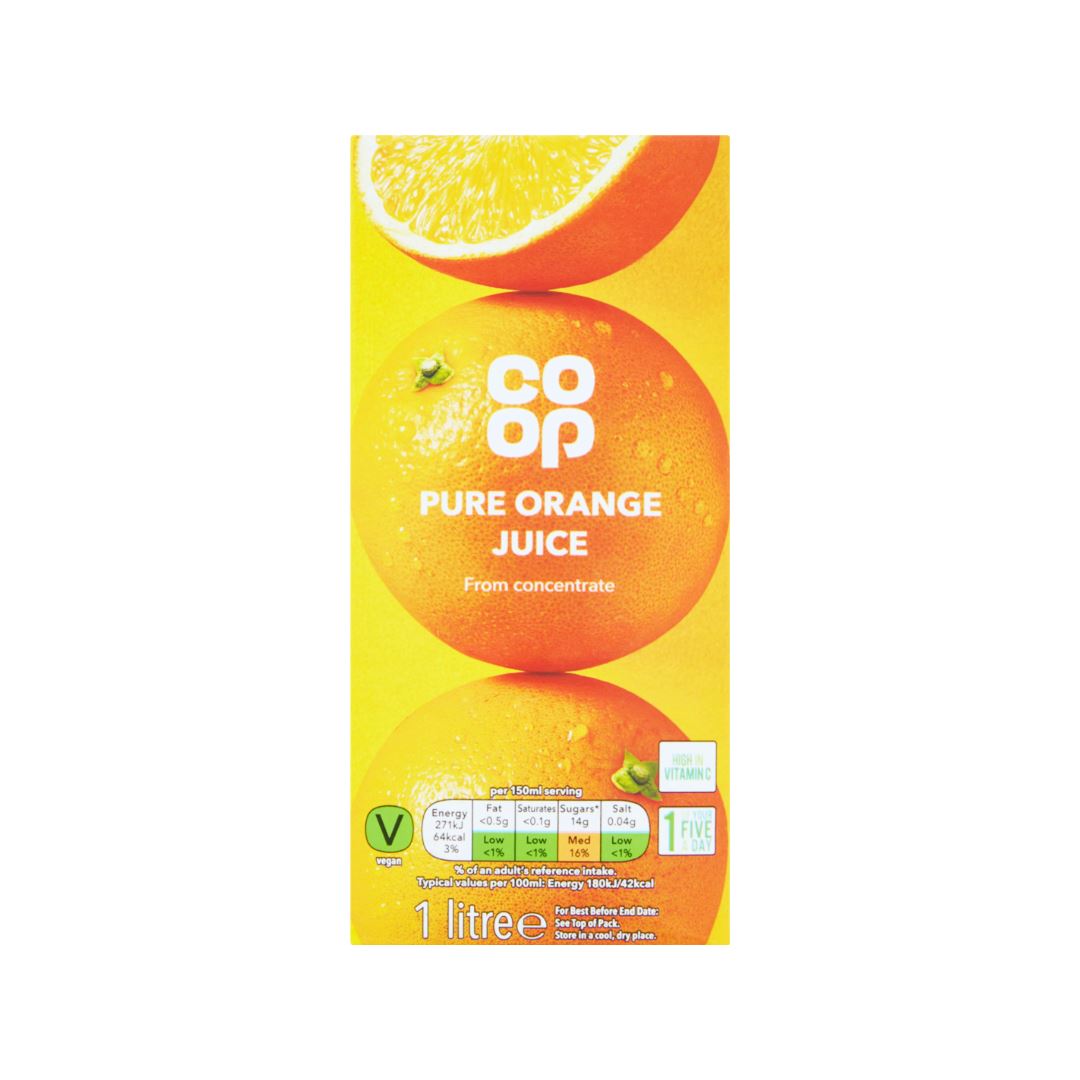 ⚡Co-op 純橙汁 (1000毫升)【限時優惠】_0