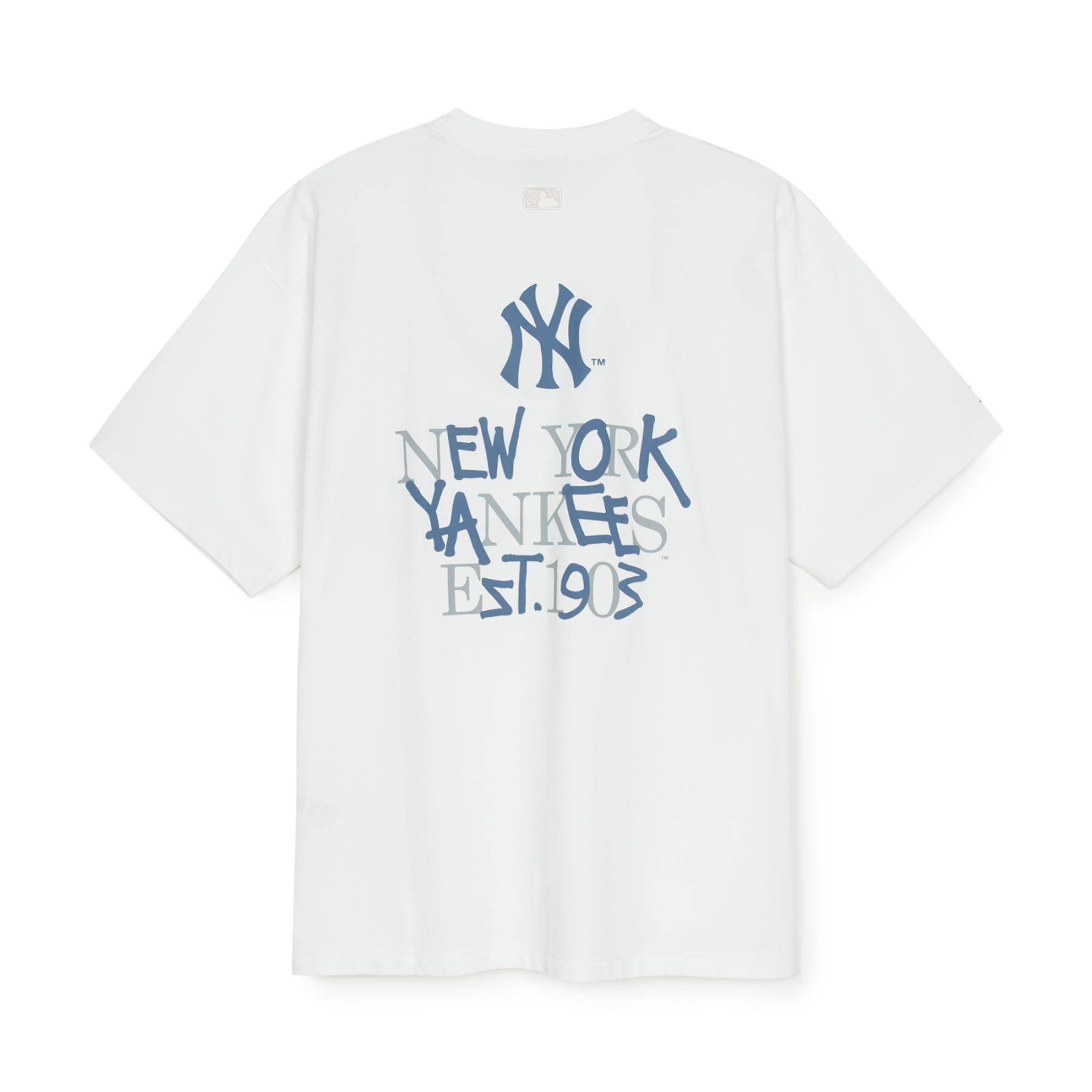 MLB■Letter Mega Overfit Short Sleeve★送料込 BASIC LETTER MEGA OVER FIT T-SHIRTS NEW YORK YANKEES