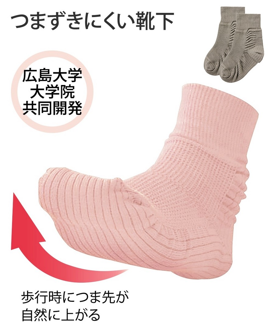 nissen (日本製) 防止跌倒襪(專利製造方法提高腳趾抓地力) (日本女裝大尺碼) NSBAN0125A0001 SS25