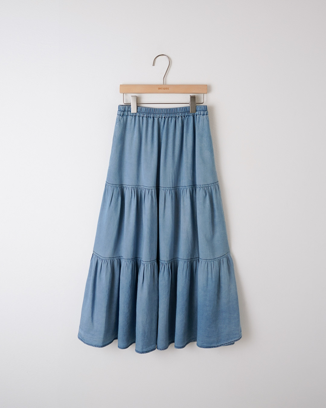 Tencel Denim Tiered Skirt_2