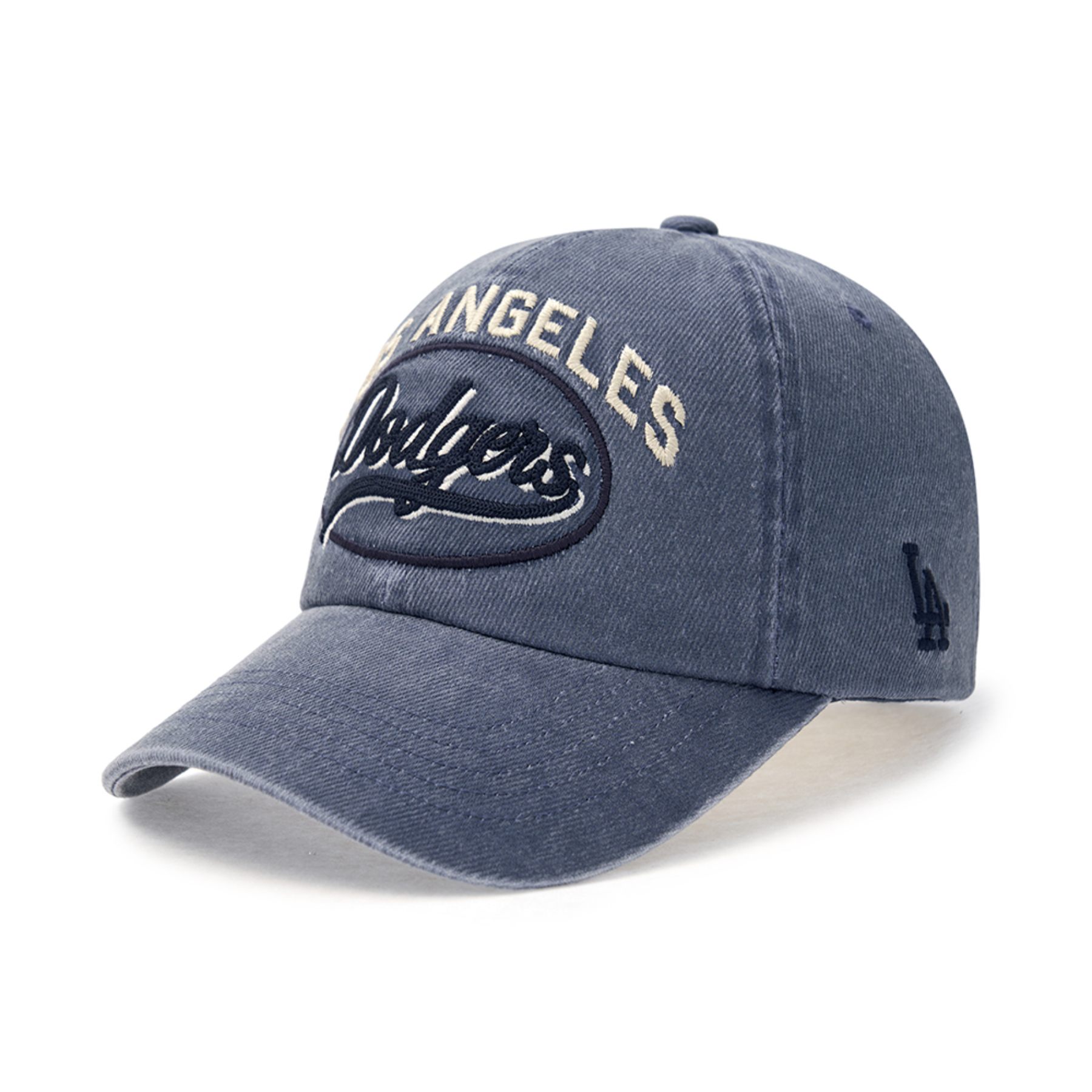 ■MLB Korea■ Varsity Vintage Cursive Stitch Unstructured Ba Varsity Vintage Cursive Stitch Logo Unstructured Ball Cap