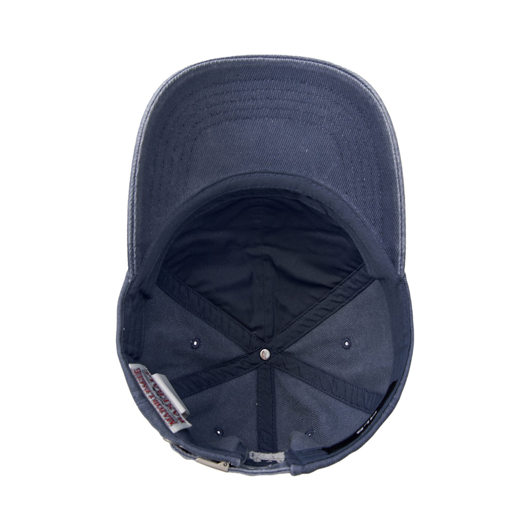 ★MLB Korea★ Varsity Cursive Washing Stitch Unstructured Ba Varsity Vintage Cursive Stitch Logo Unstructured Ball Cap