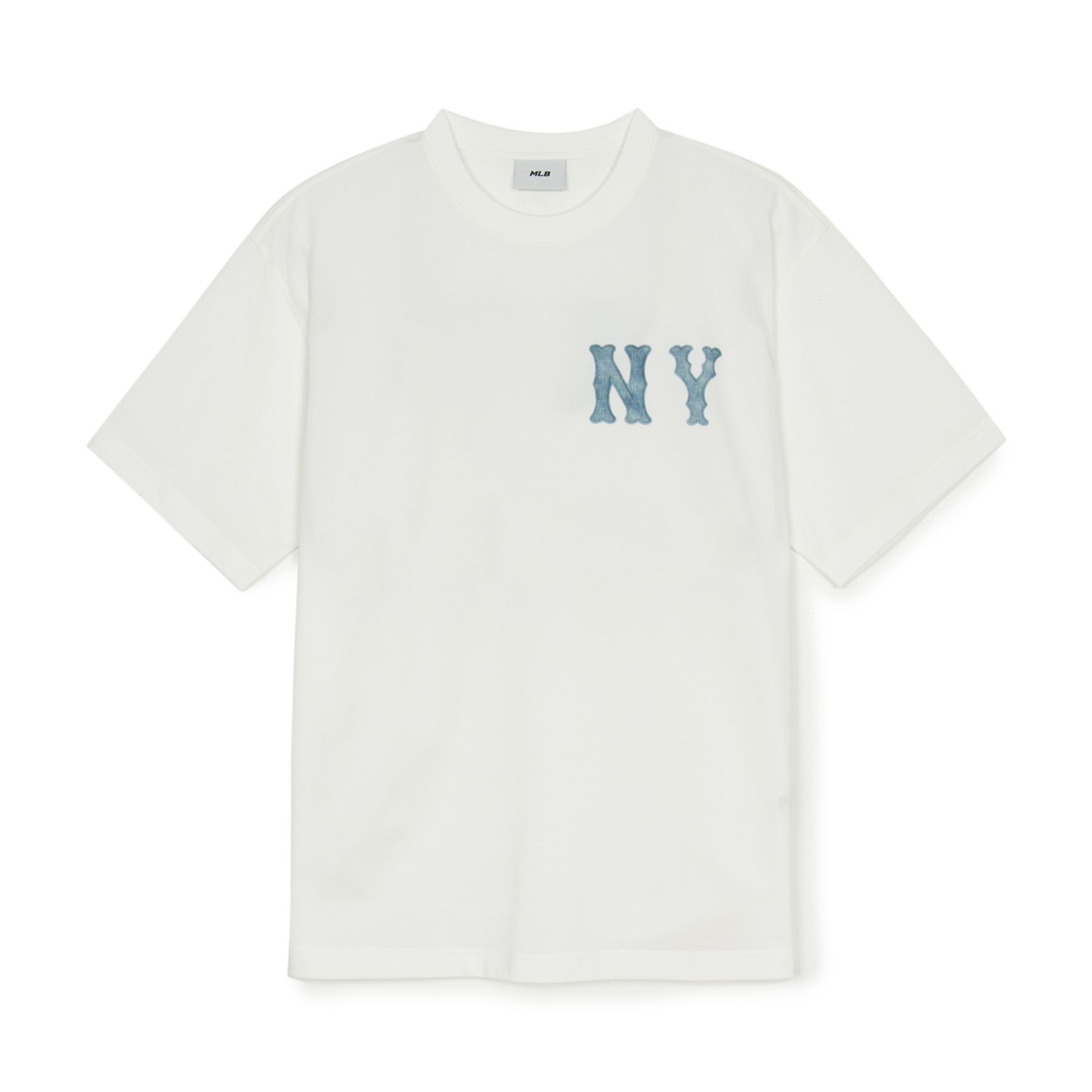 BASIC COOPERS DENIMLIKE LOGO OVERFIT T-SHRTS NEW YORK